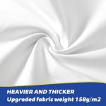 100 Cotton Fabric Squares 10x10 Inches - White