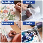 100 Cotton Fabric Squares 10x10 Inches - White