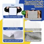 100 Cotton Fabric Squares 10x10 Inches - White