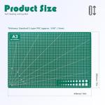 Double-Sided Self-Healing Rotary Cutting Mat, 12” x 18”