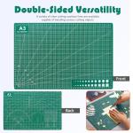 Double-Sided Self-Healing Rotary Cutting Mat, 12” x 18”