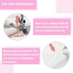 Quimarale Swirl Free Motion Quilting Templates