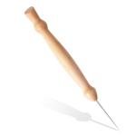 Guduling Sewing Stiletto Tool with Wooden Handle