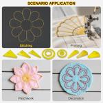 Acrylic Quilting Template Ruler Set - 10 Pieces