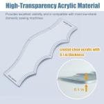 5-Piece Wave Quilting Ruler Set 10.2 Inch