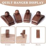 Walnut Wall Hangers for Quilts and Tapestries