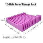 Quilting Ruler Holder and Silicone Grip Rings Set