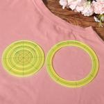 Dresden Plate Quilting Template Set - 5 Pcs