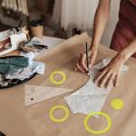 Dresden Plate Quilting Template Set - 5 Pcs