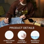 8-Piece Reusable Sashiko Stencil Set for Quilting