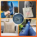 20 Piece Reusable Sashiko Stencil Set