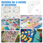 3-Piece Quilting Ruler Set with Seam Allowance