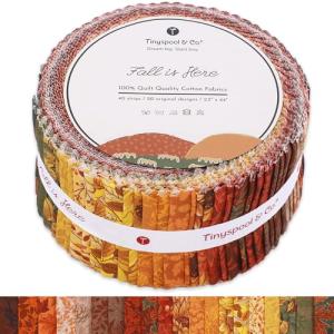 Jelly Roll Fabric Strips - Assorted 40 Bundle