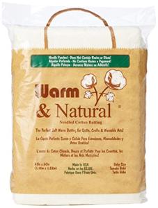 Warm & Natural Cotton Quilt Batting - Baby Size
