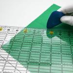 Yellow Acrylic Quilting Ruler Template 6"x17