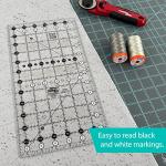 Creative Grids Non-Slip Quilt Ruler 6.5" x 12.5