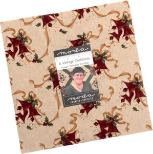 Vintage Christmas 10" Layer Cake - 42 Pieces