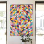 Beginner Lap Throw Quilt Kit - Half-Square Triangle