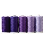 Purple Persuasion Cotton Thread Set - 1200 Yards