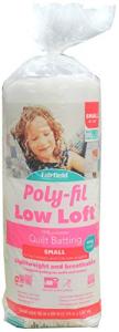Fairfield Poly-Fil Low-Loft Crib Batting 45"x60