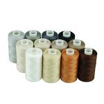 Simthread 12 Color Cotton Quilting Thread Set 550 Yards
