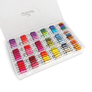 108-Color Embroidery Floss Kit with Organizer Box