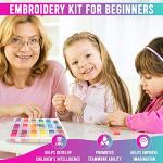 108-Color Embroidery Floss Kit with Organizer Box
