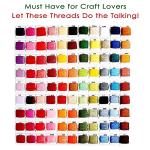 108-Color Embroidery Floss Kit with Organizer Box