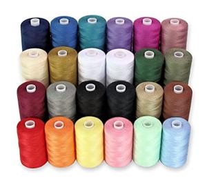 24 Spools Polyester Thread Set for Quilting