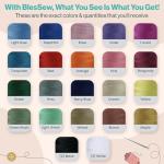 24 Spools Polyester Thread Set for Quilting