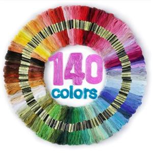140 Colors Embroidery Thread for Quilting and Crafts
