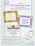 June Tailor Fusible Quilt Label Fabric Sheets