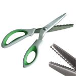 JISTL Comfort Grip Green Pinking Shears for Quilting