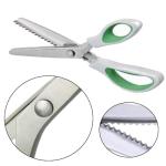 JISTL Comfort Grip Green Pinking Shears for Quilting