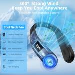 Hands-Free Wearable Bladeless Neck Fan