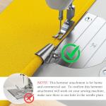 TIGARI Rolled Hem Presser Foot for Sewing