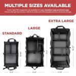 Large Black Collapsible Car Trunk Organizer