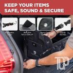 Large Black Collapsible Car Trunk Organizer