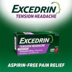 Excedrin Tension Headache Relief Caplets, 100 Count
