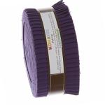 Kona Cotton 40 Piece Strips - Purple Fabric