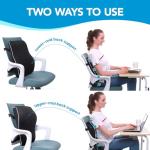 Adjustable Lumbar Support Pillow for Home or Car