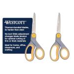 Westcott 8-Inch Titanium Scissors, 2-Pack