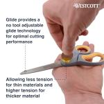 Westcott 8-Inch Titanium Scissors, 2-Pack