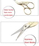 Gold Stork Scissors - 4.5" Stainless Steel Shears