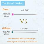 600PCS Pearlized Ball Head Sewing Pins for Quilting