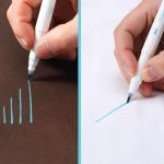 Mr. Pen Fabric Markers - 5 Pack, Erasable Blue