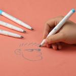 Mr. Pen Fabric Markers - 5 Pack, Erasable Blue