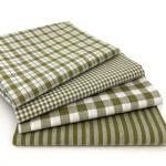 Sage Green Plaid Gingham Fat Quarters Bundle