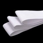 1-Inch White Elastic Bands for Sewing - 12 Yards