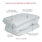 Extra-Loft Polyester Quilt Batting, 81" x 96